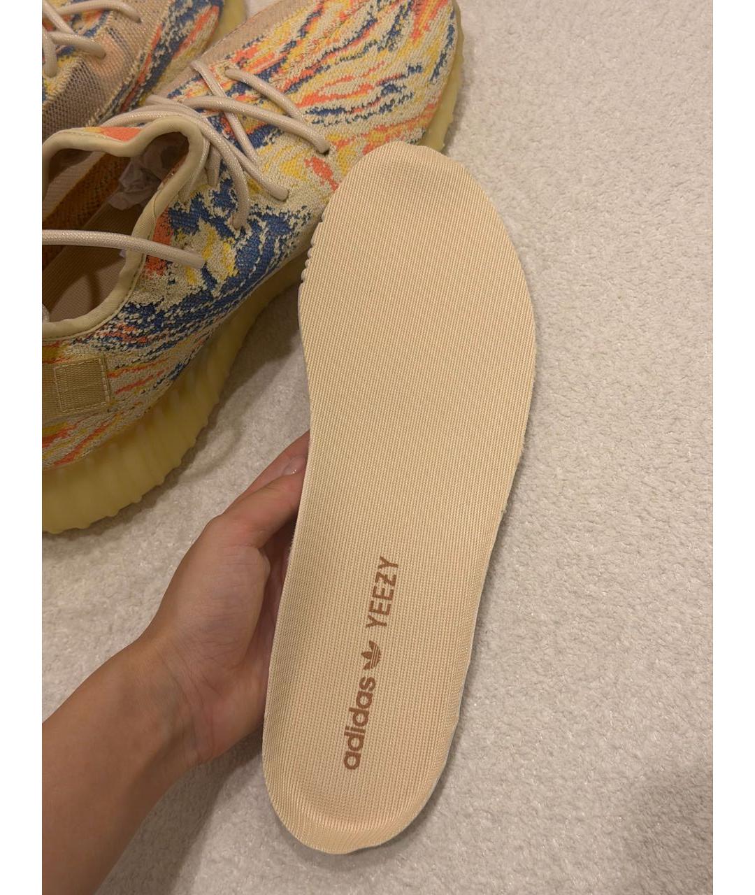 ADIDAS YEEZY Бежевые низкие кроссовки / кеды, фото 6