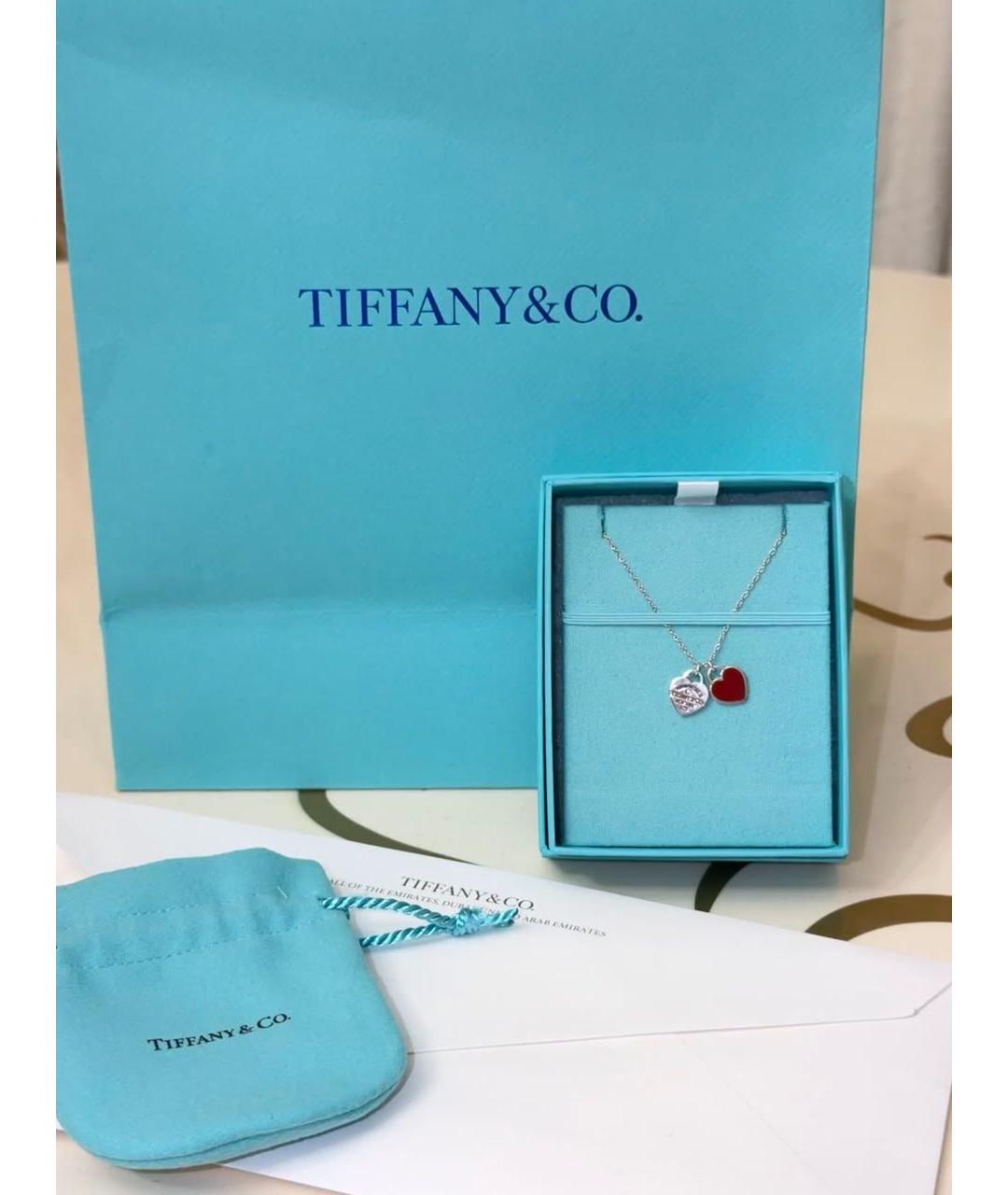 TIFFANY&CO Красное серебряное колье, фото 2
