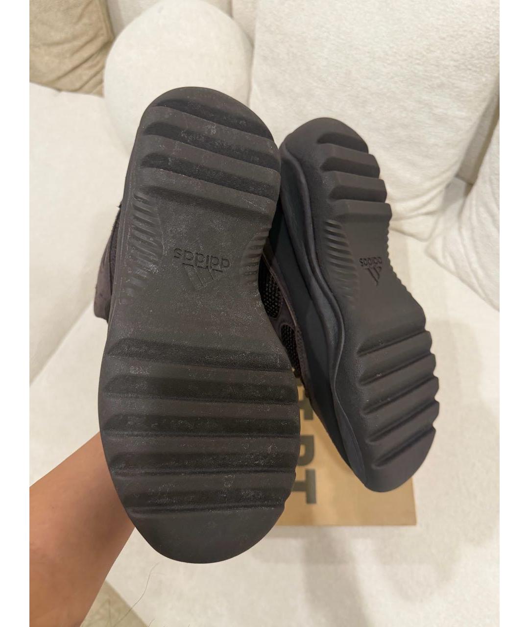 ADIDAS YEEZY Коричневые высокие кроссовки / кеды, фото 5