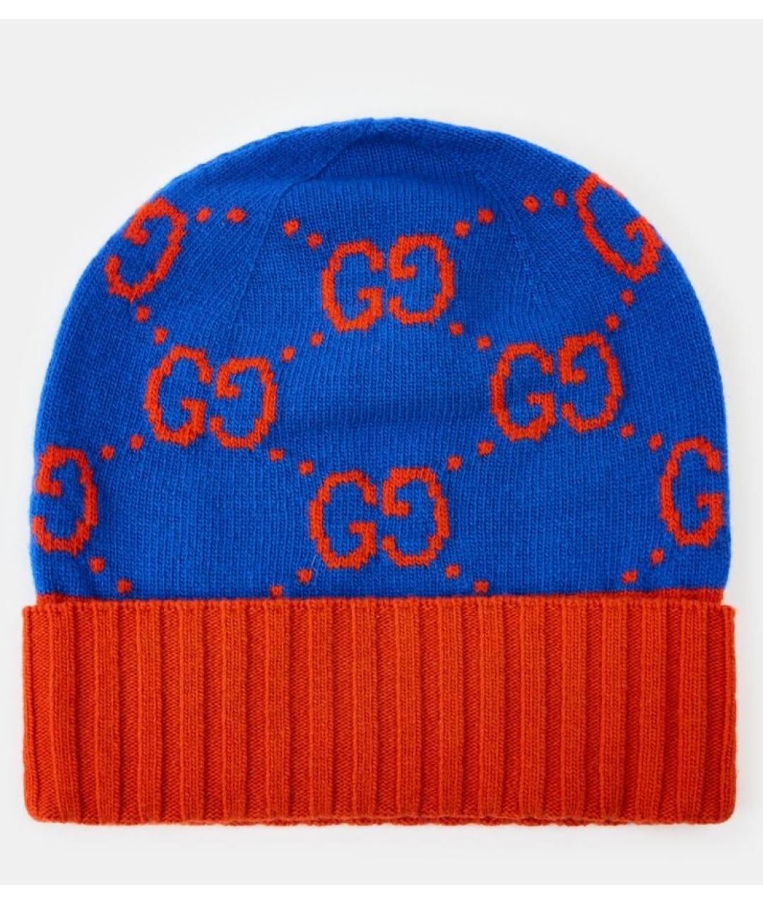 GUCCI Синяя шапка, фото 3