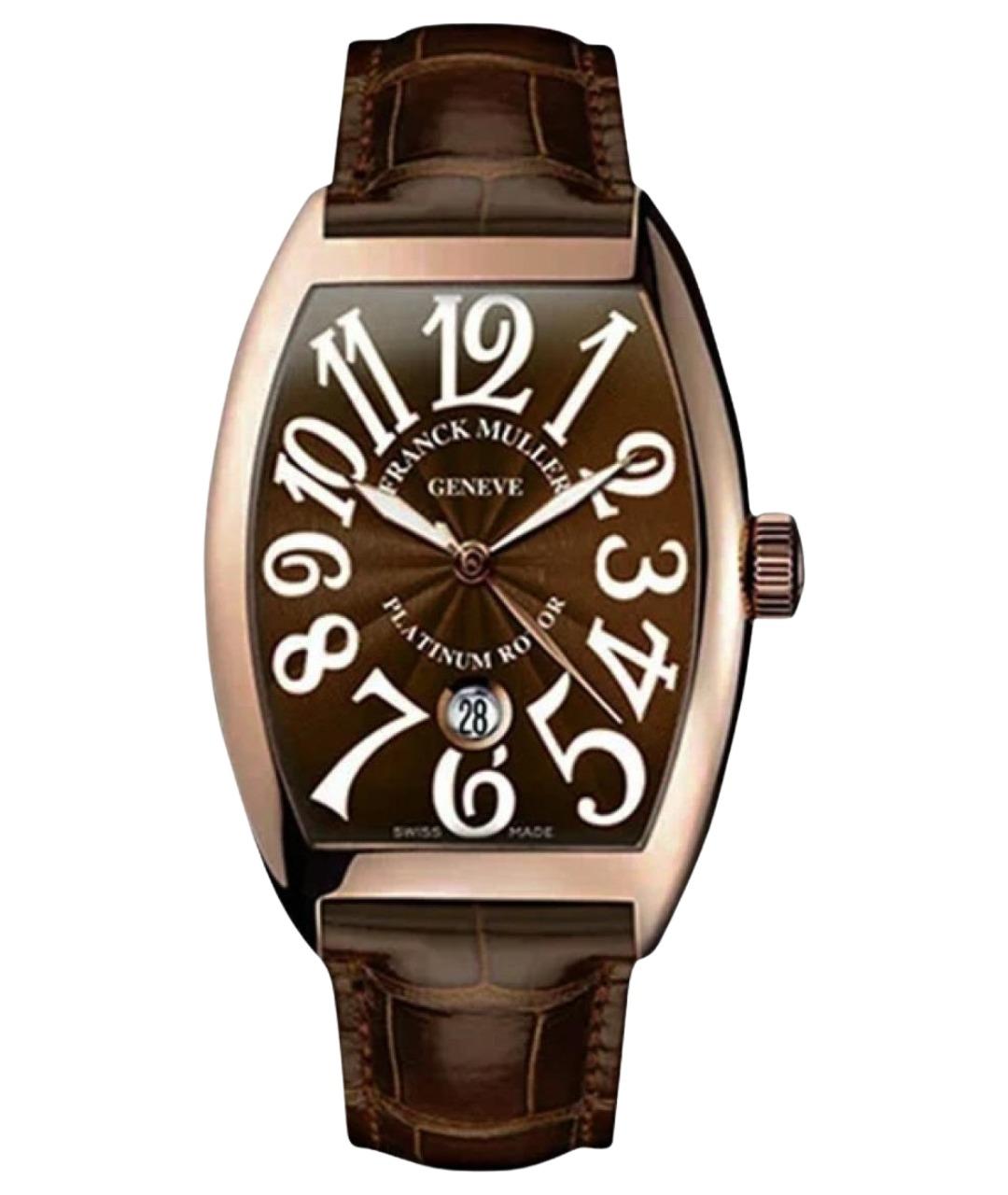 FRANCK MULLER Коричневые часы из розового золота, фото 1
