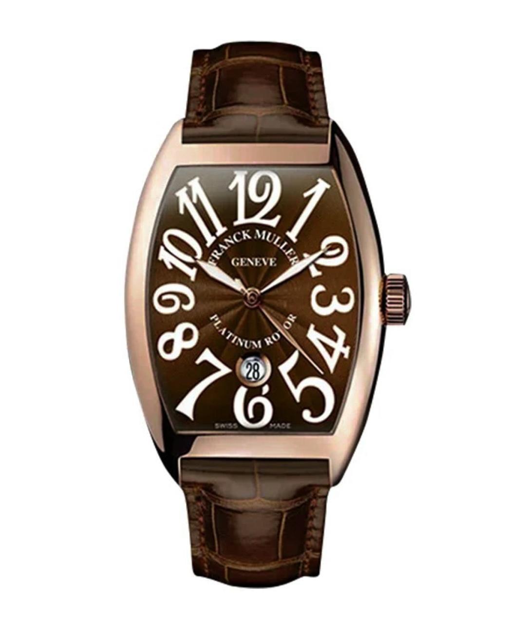 FRANCK MULLER Коричневые часы из розового золота, фото 7