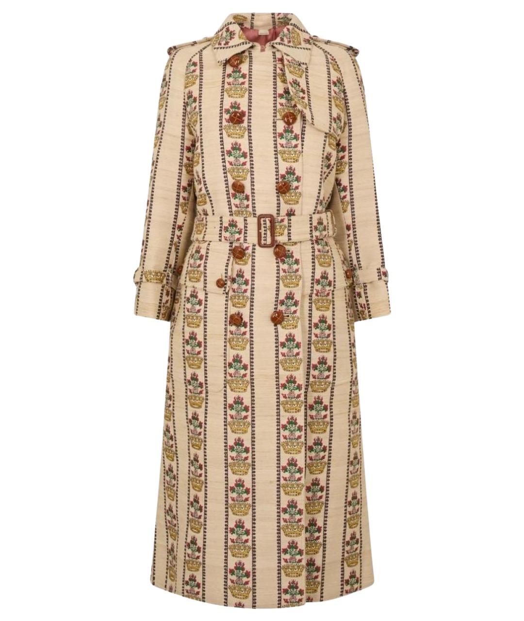 GUCCI Бежевый тренч/плащ, фото 1
