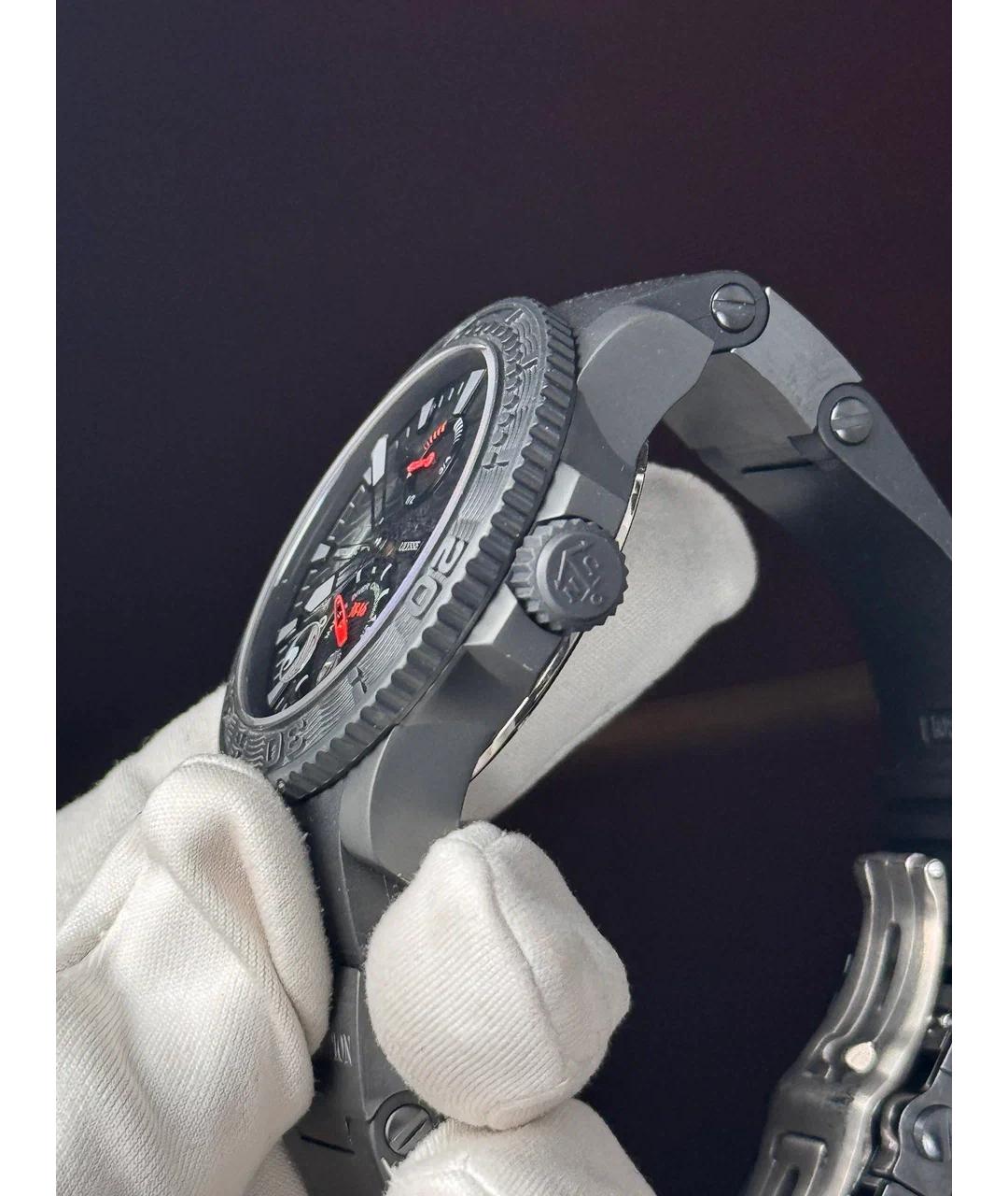 Ulysse Nardin Черные металлические часы, фото 3