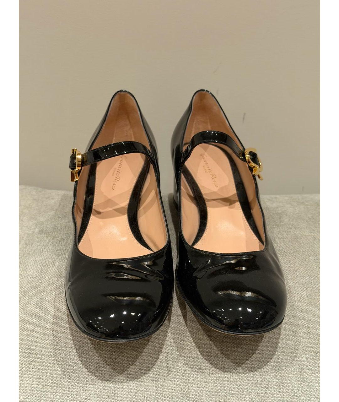 GIANVITO ROSSI Черные туфли из лакированной кожи, фото 2