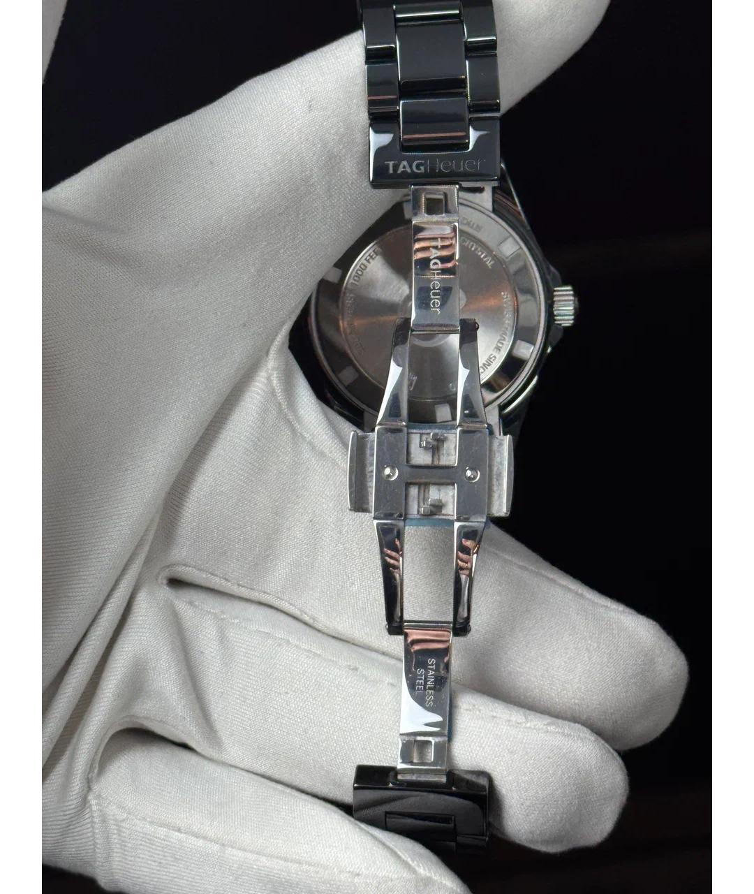 TAG HEUER Черные керамические часы, фото 7