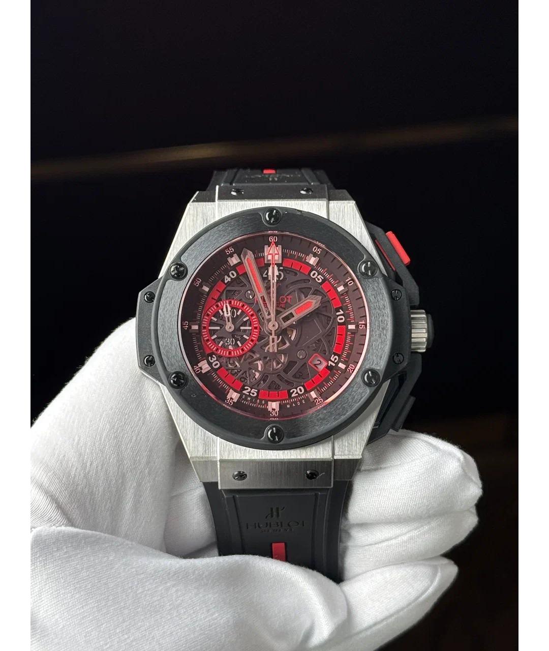 HUBLOT Красные керамические часы, фото 2