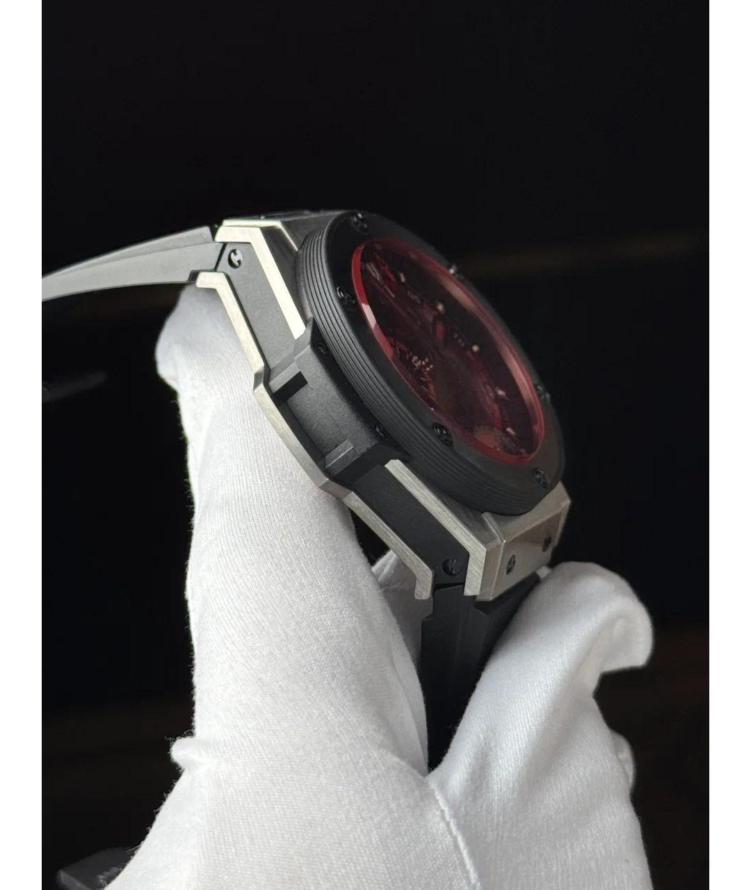 HUBLOT Красные керамические часы, фото 4