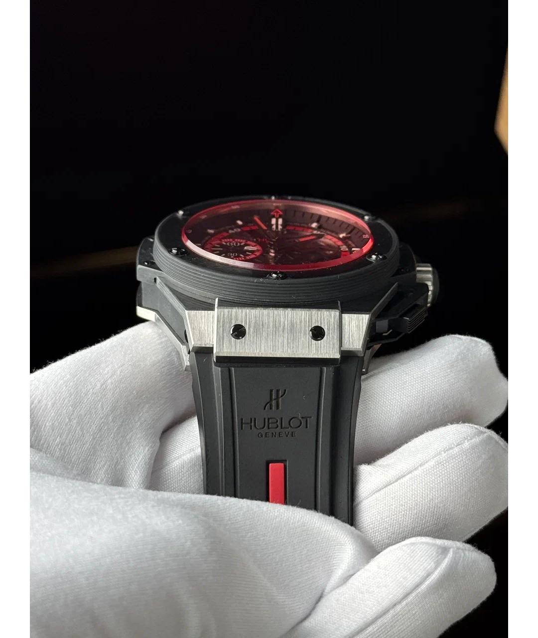 HUBLOT Красные керамические часы, фото 5