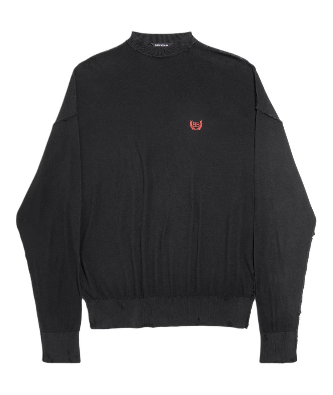 BALENCIAGA Черный джемпер / свитер, фото 1