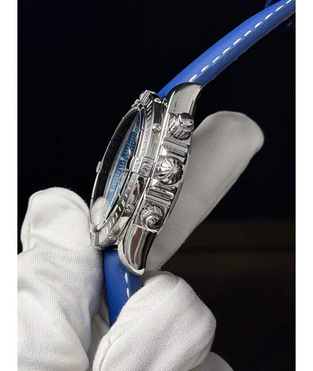 BREITLING Синие металлические часы, фото 3