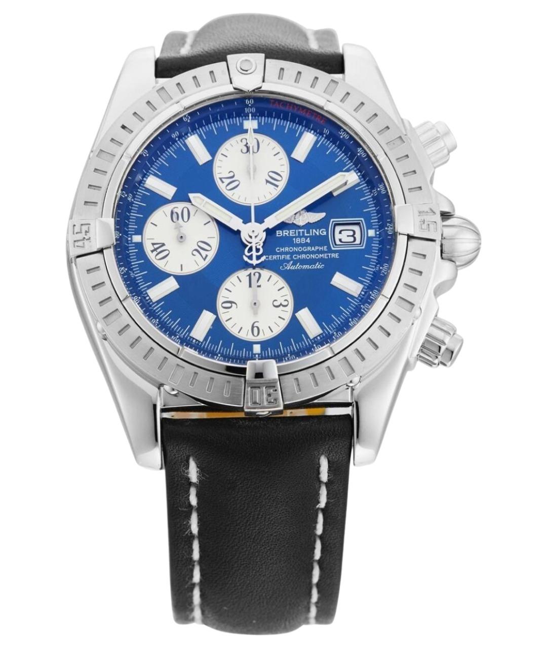 BREITLING Синие металлические часы, фото 1