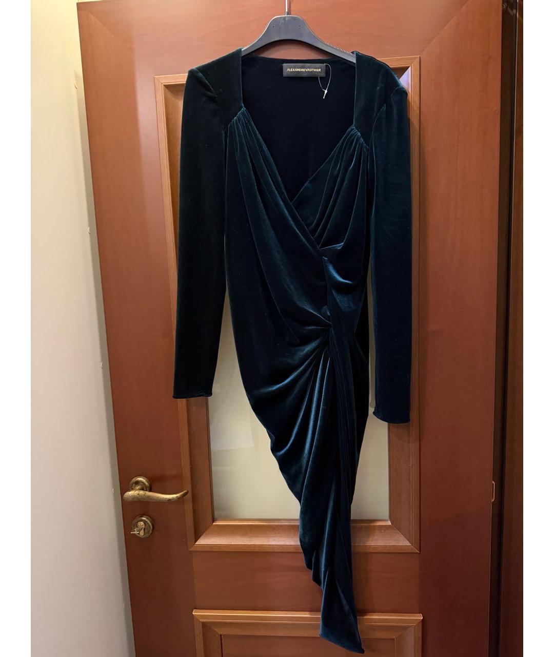 ALEXANDRE VAUTHIER Бархатное коктейльное платье, фото 3
