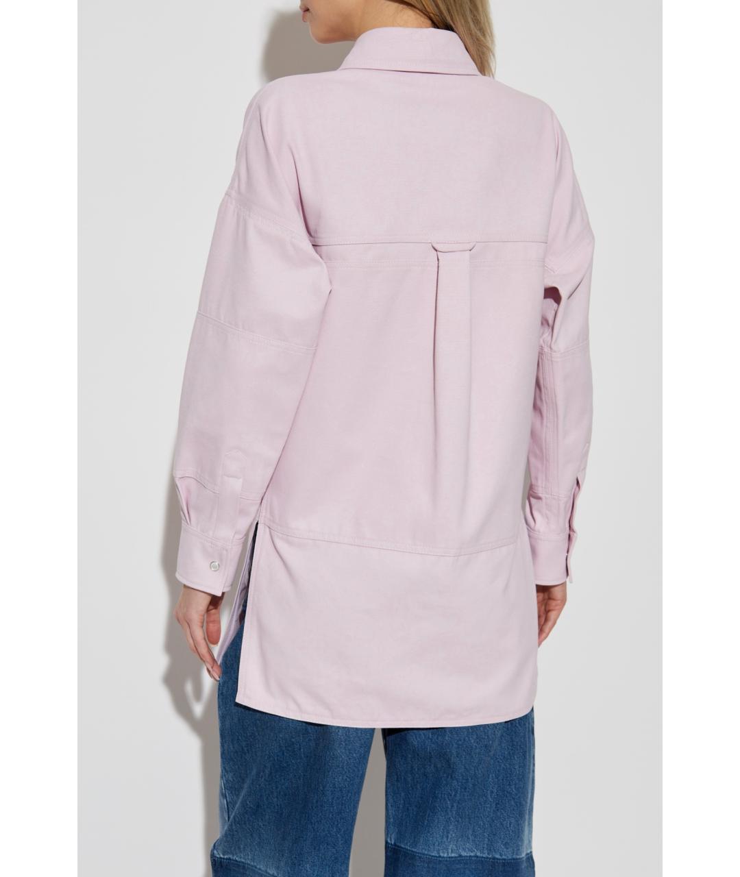 GUCCI Розовая хлопковая блузы, фото 4