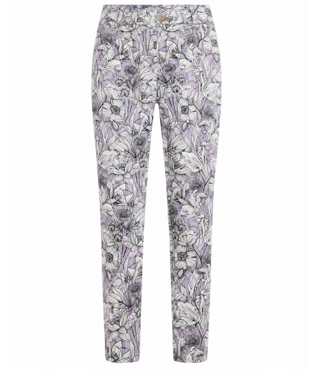 GUCCI Фиолетовые хлопковые прямые джинсы, фото 1