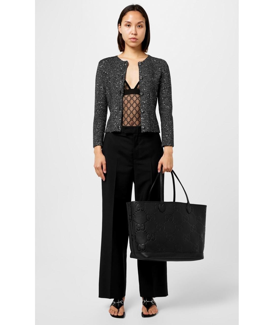 GUCCI Черные прямые брюки, фото 2