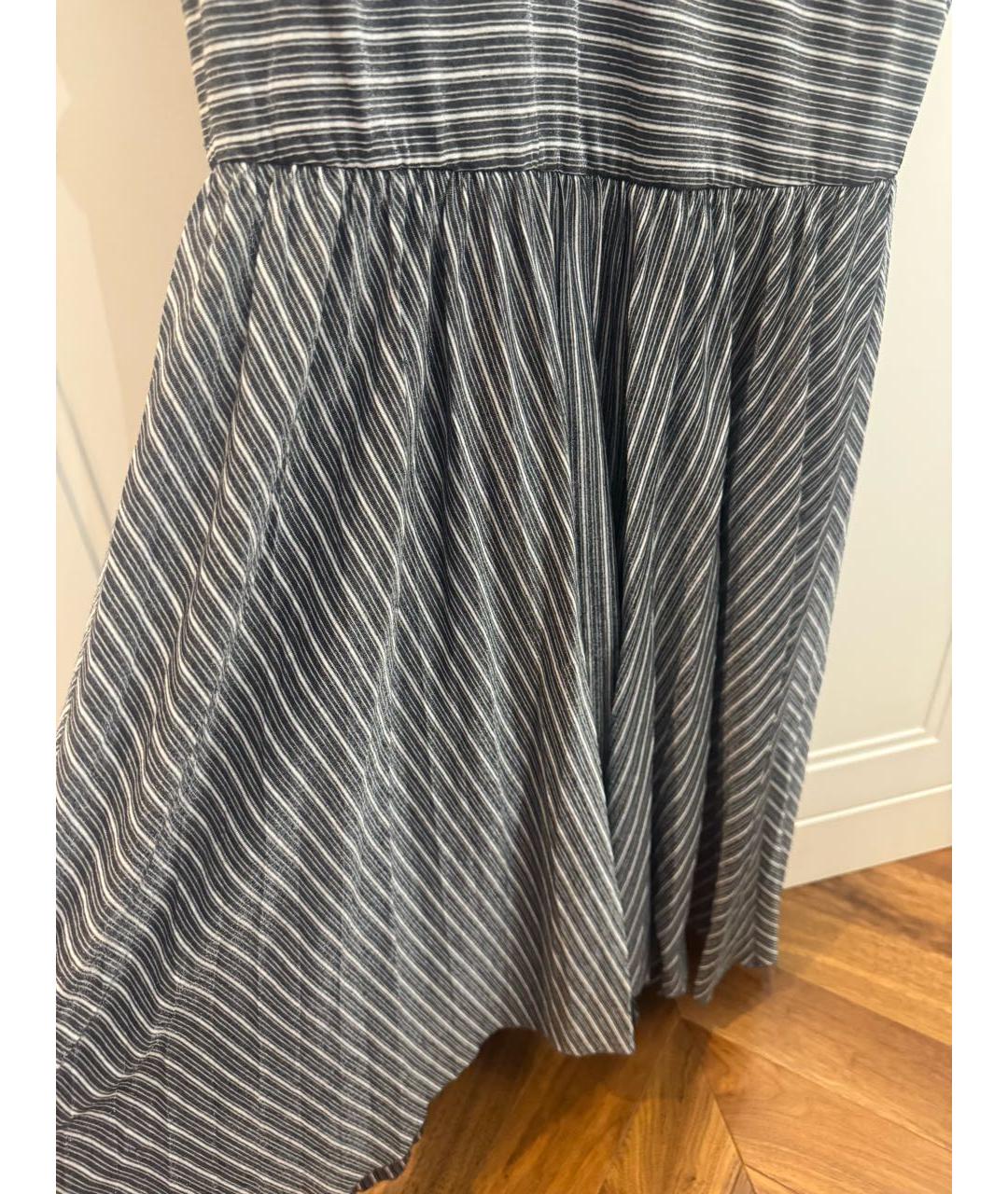 SPORTMAX Черное хлопковое повседневное платье, фото 4