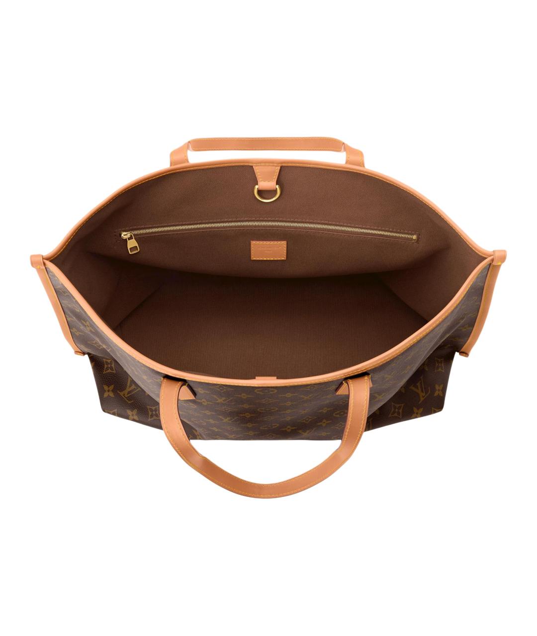LOUIS VUITTON Коричневая сумка через плечо из канвы, фото 4