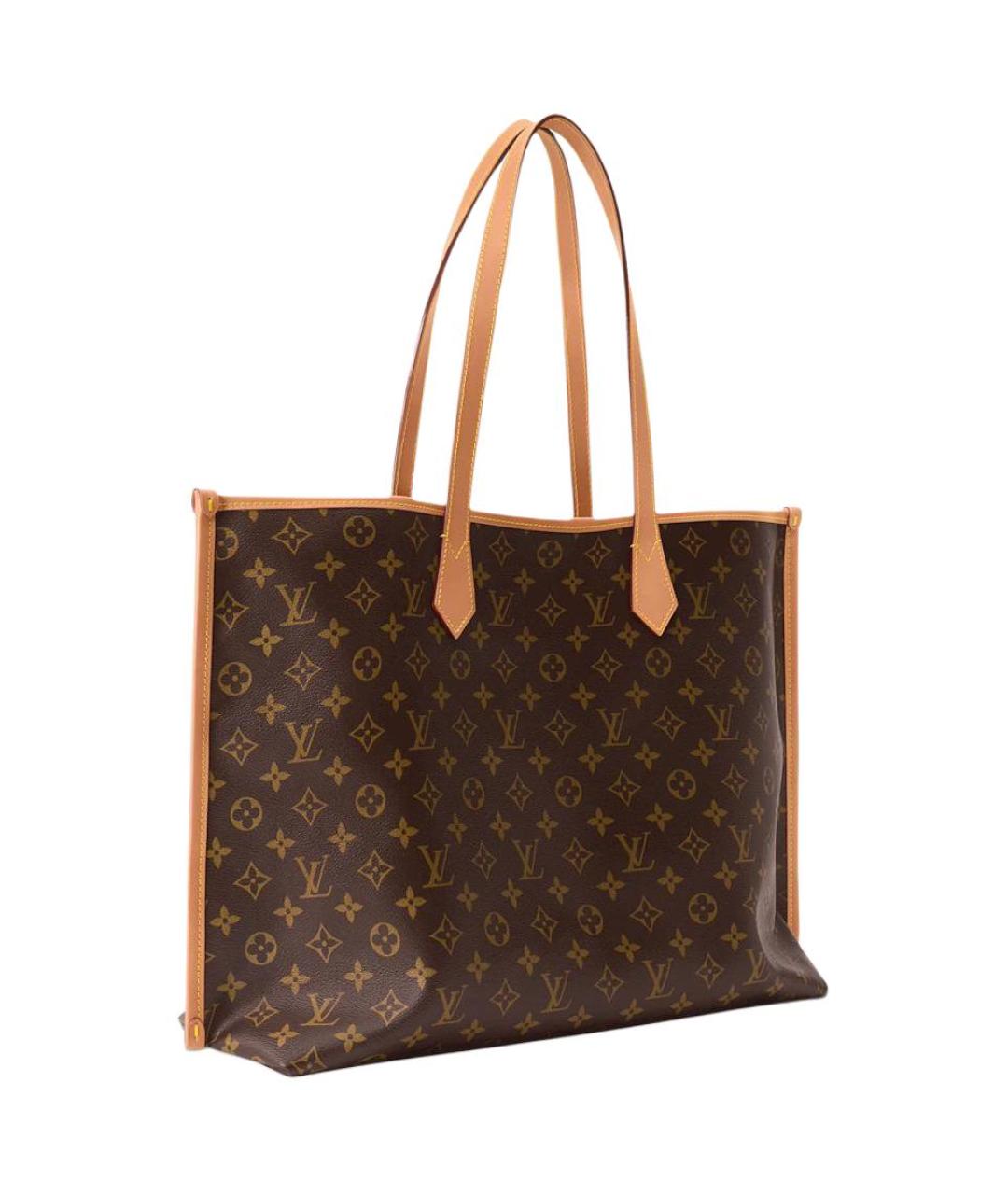 LOUIS VUITTON Коричневая сумка через плечо из канвы, фото 2