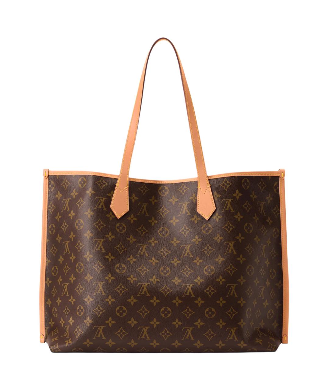 LOUIS VUITTON Коричневая сумка через плечо из канвы, фото 3