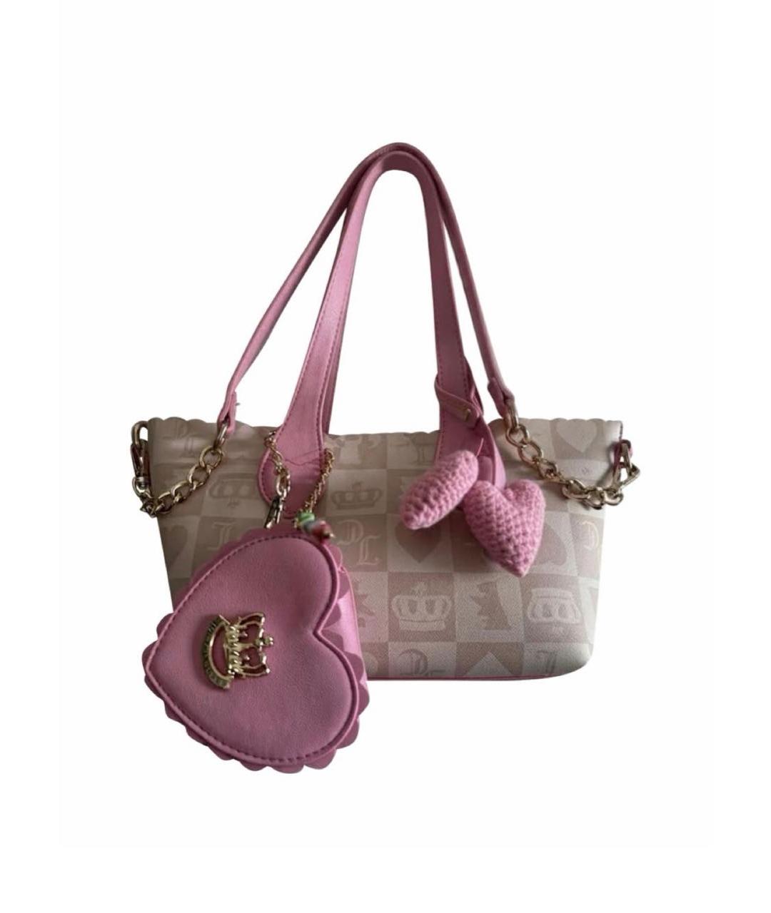 JUICY COUTURE Розовая сумка через плечо, фото 5
