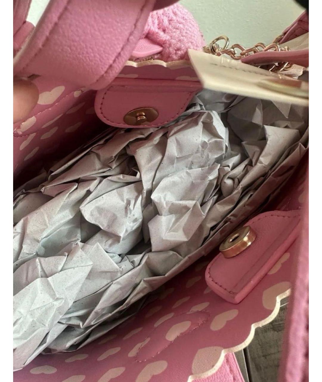JUICY COUTURE Розовая сумка через плечо, фото 3