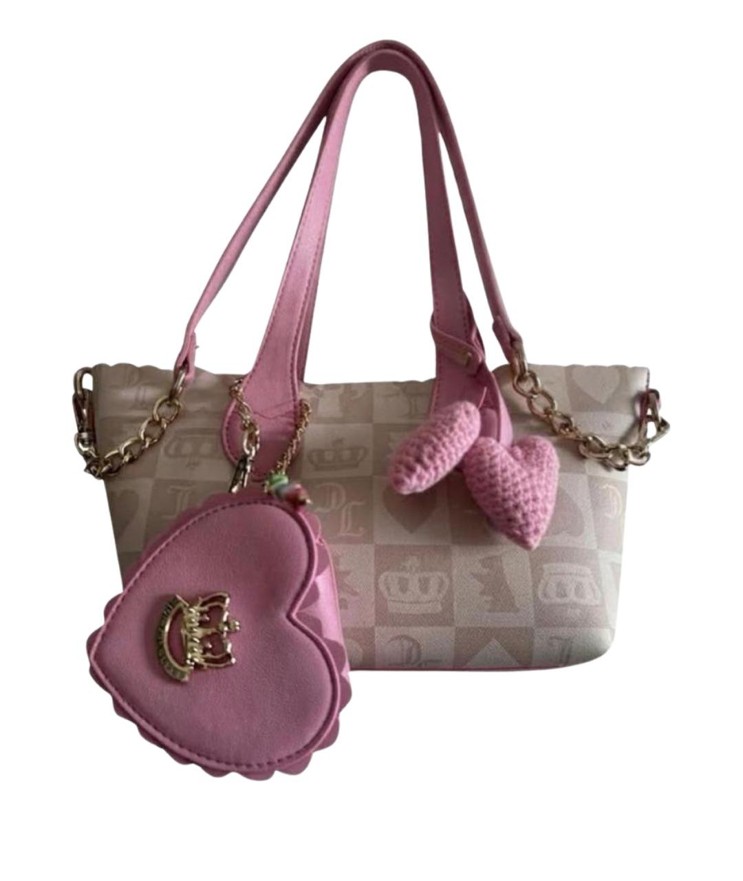JUICY COUTURE Розовая сумка через плечо, фото 1