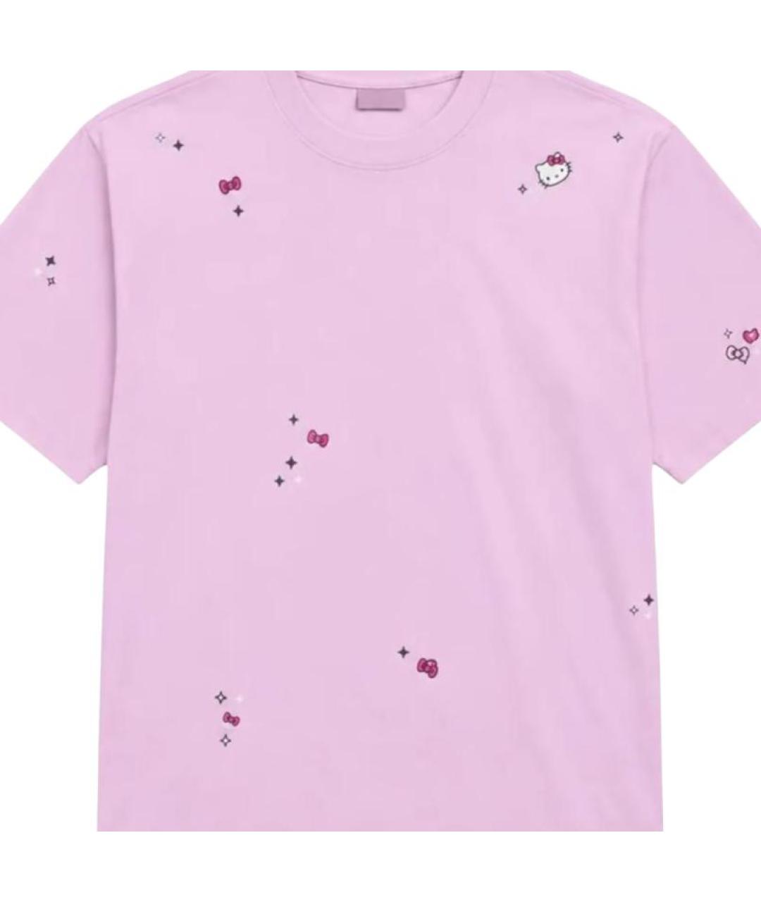 BALENCIAGA Розовая футболка, фото 2