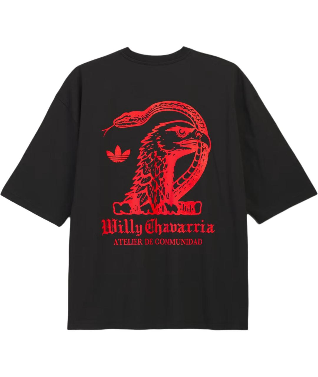 ADIDAS Черная футболка, фото 2
