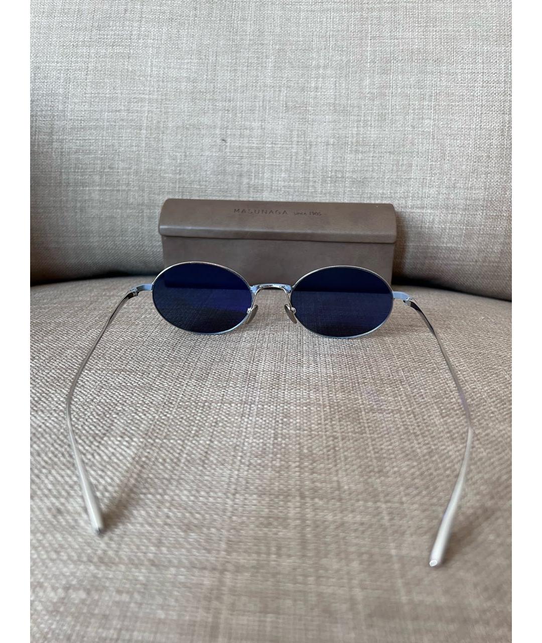 MASUNAGA Голубые солнцезащитные очки, фото 5