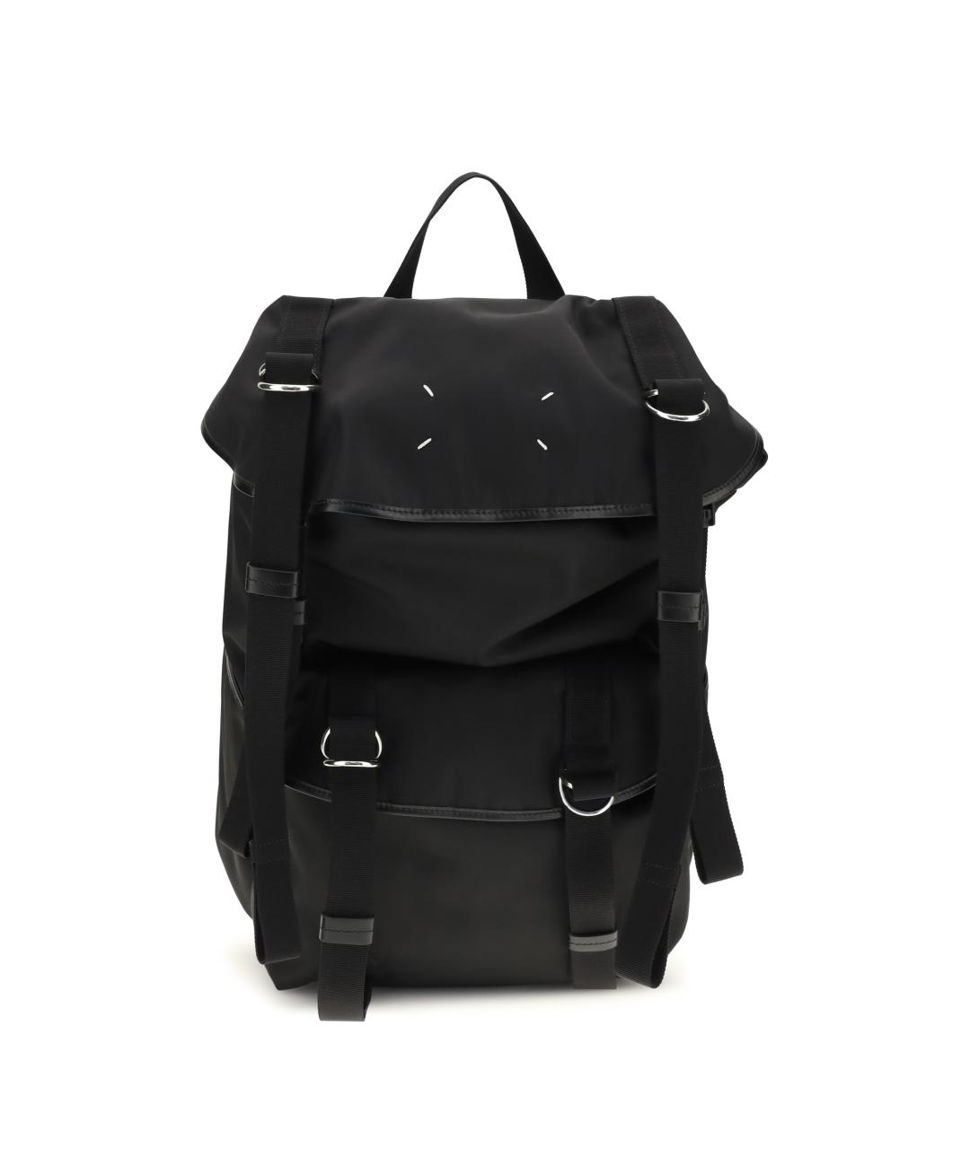 MM6 MAISON MARGIELA Черный нейлоновый рюкзак, фото 4