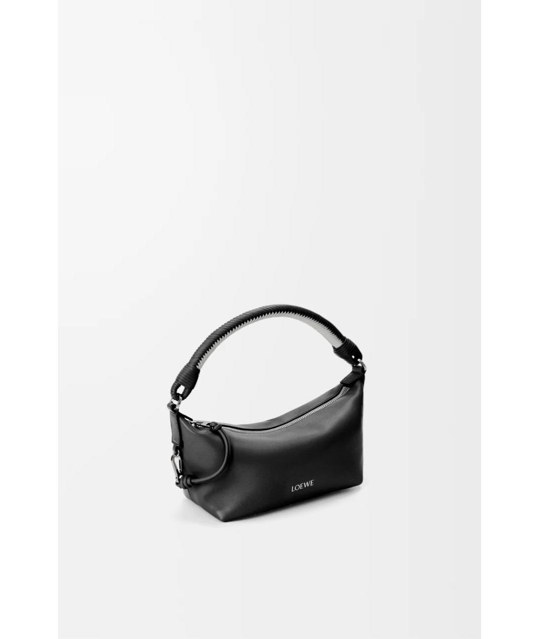 LOEWE Черная кожаная сумка через плечо, фото 2