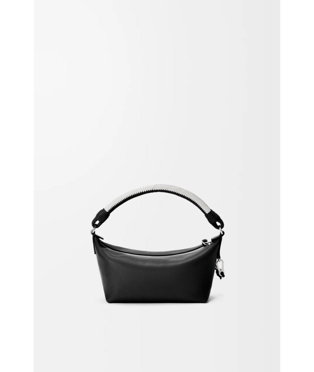 LOEWE Черная кожаная сумка через плечо, фото 4