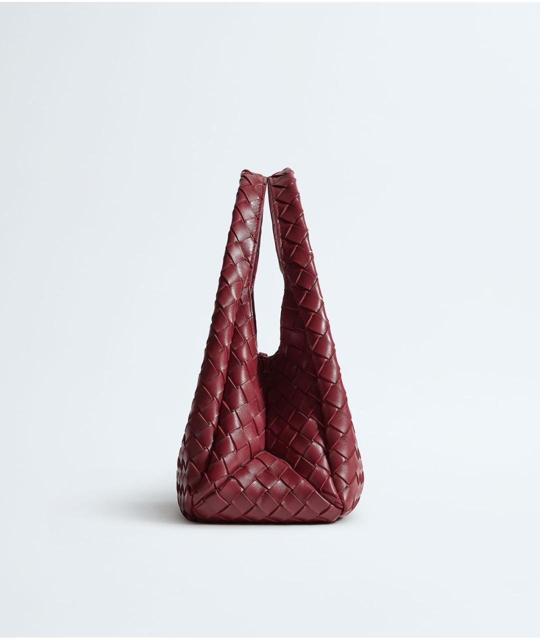 BOTTEGA VENETA Красная кожаная сумка через плечо, фото 3