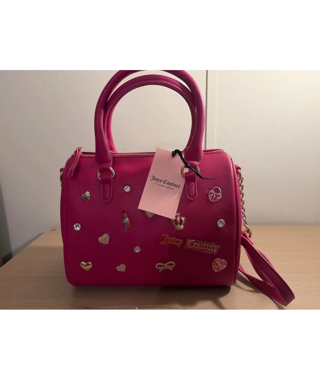 JUICY COUTURE Розовая сумка через плечо, фото 5