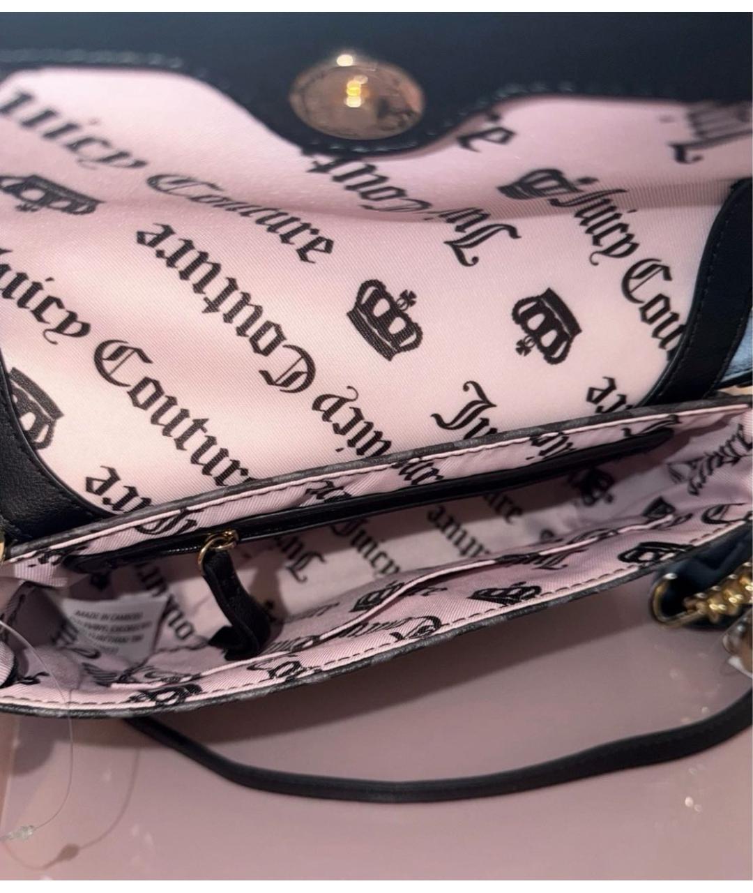 JUICY COUTURE Черная сумка через плечо, фото 3