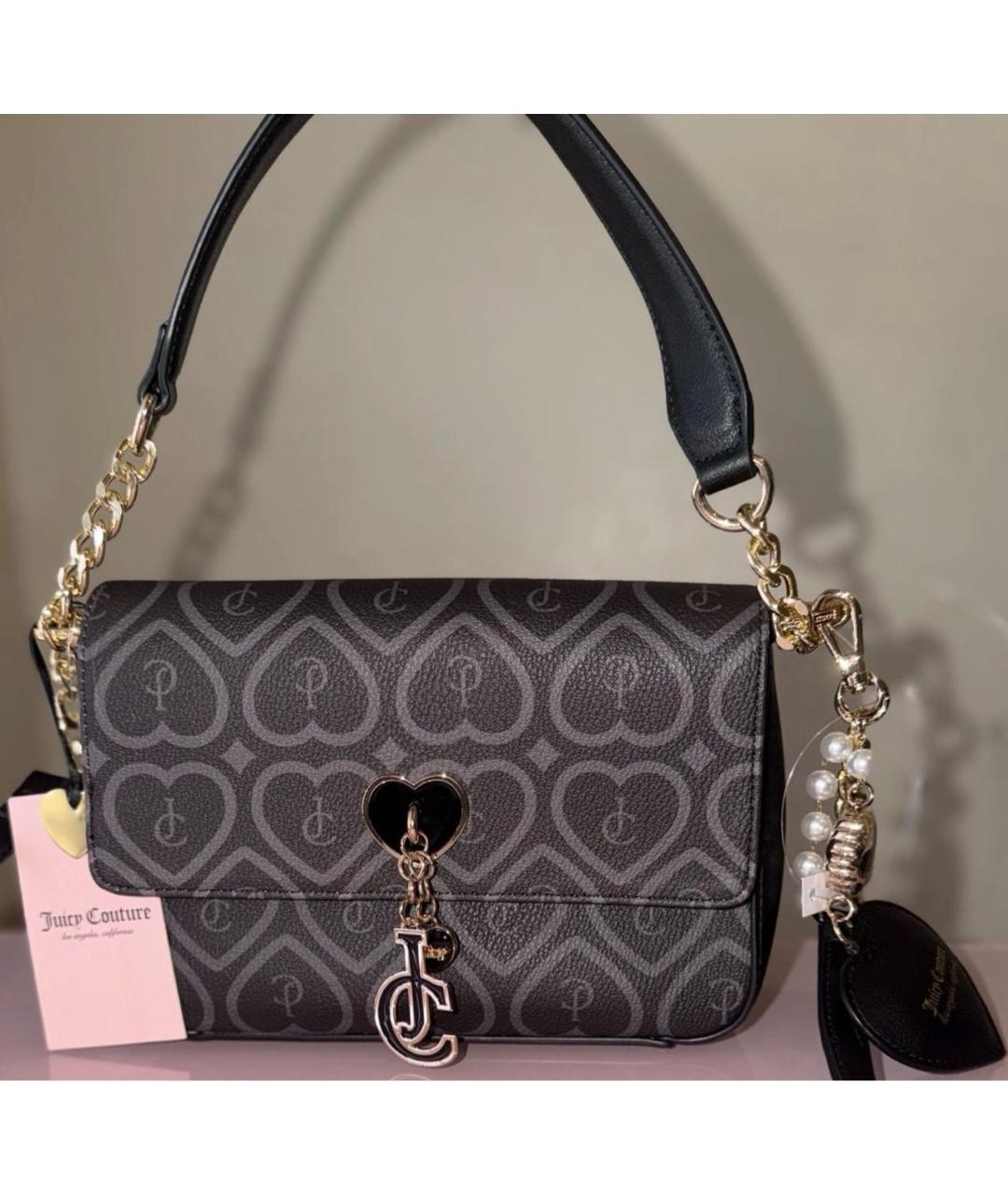 JUICY COUTURE Черная сумка через плечо, фото 4