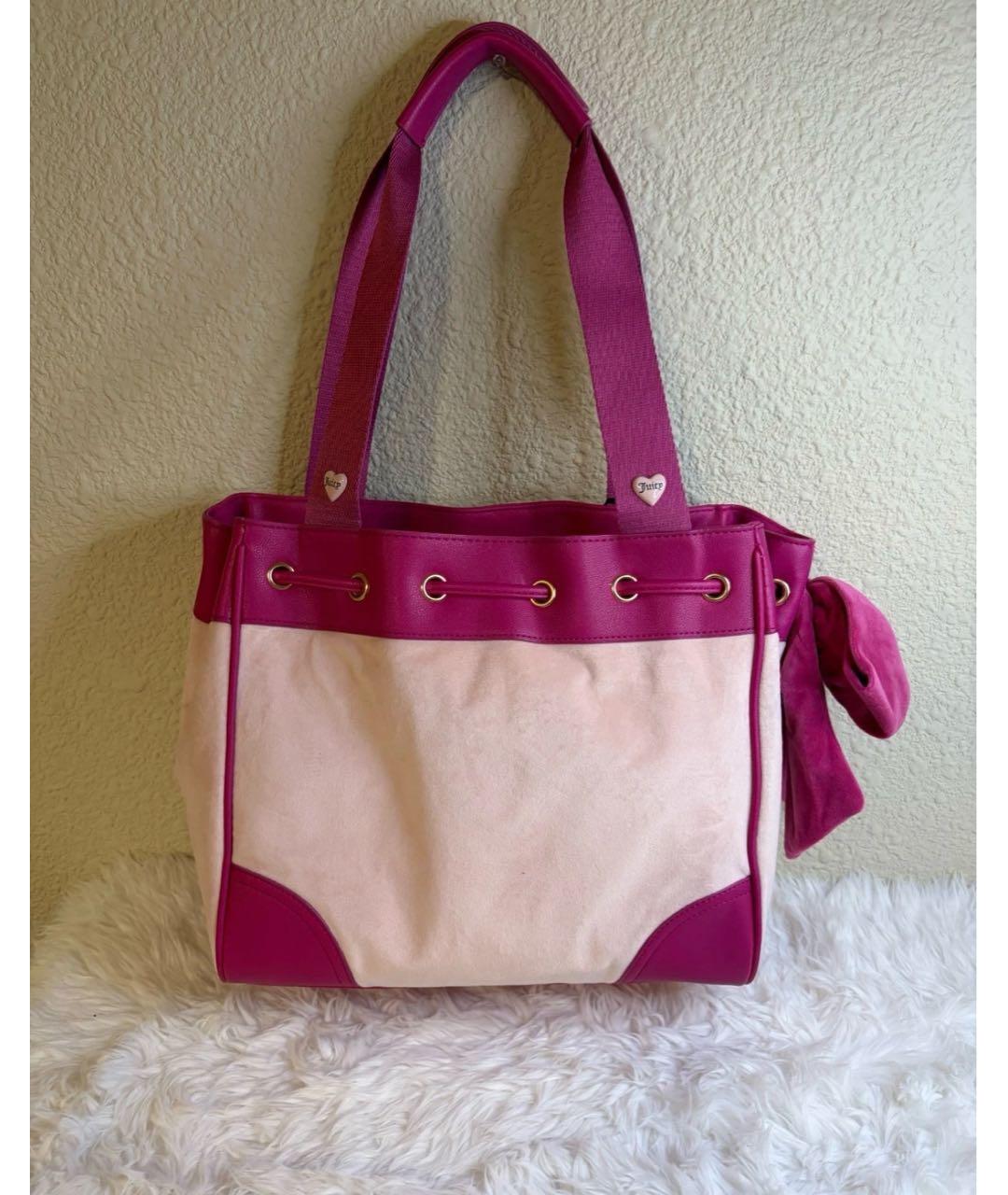 JUICY COUTURE Розовая сумка тоут, фото 3