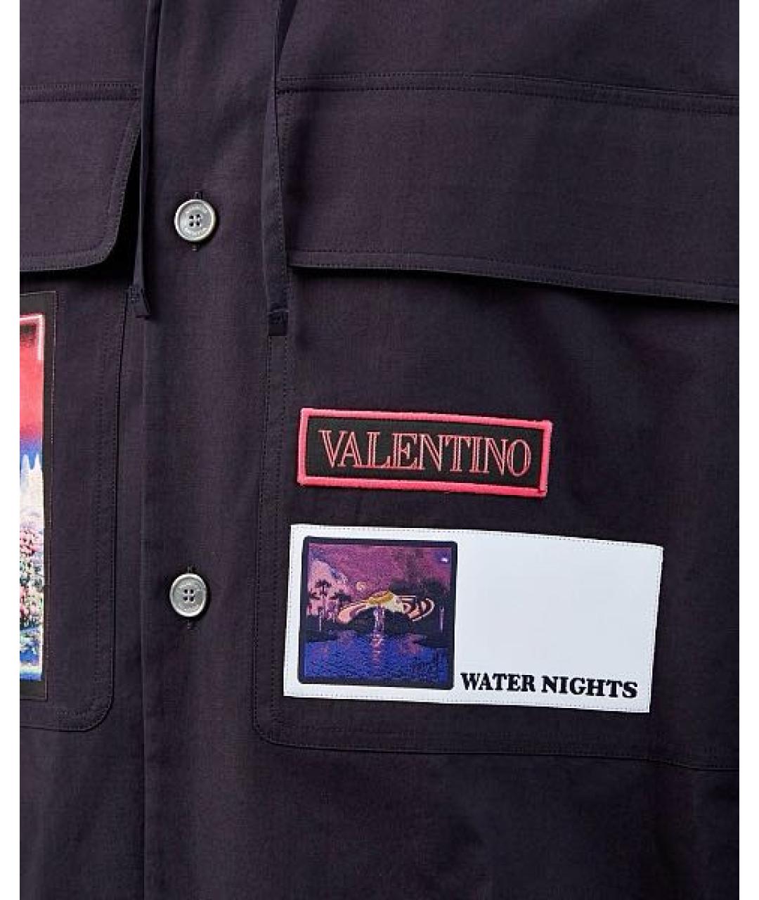 VALENTINO Черная хлопковая куртка, фото 6