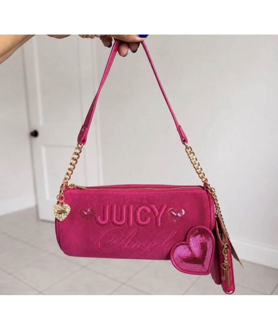 JUICY COUTURE Розовая сумка с короткими ручками, фото 2