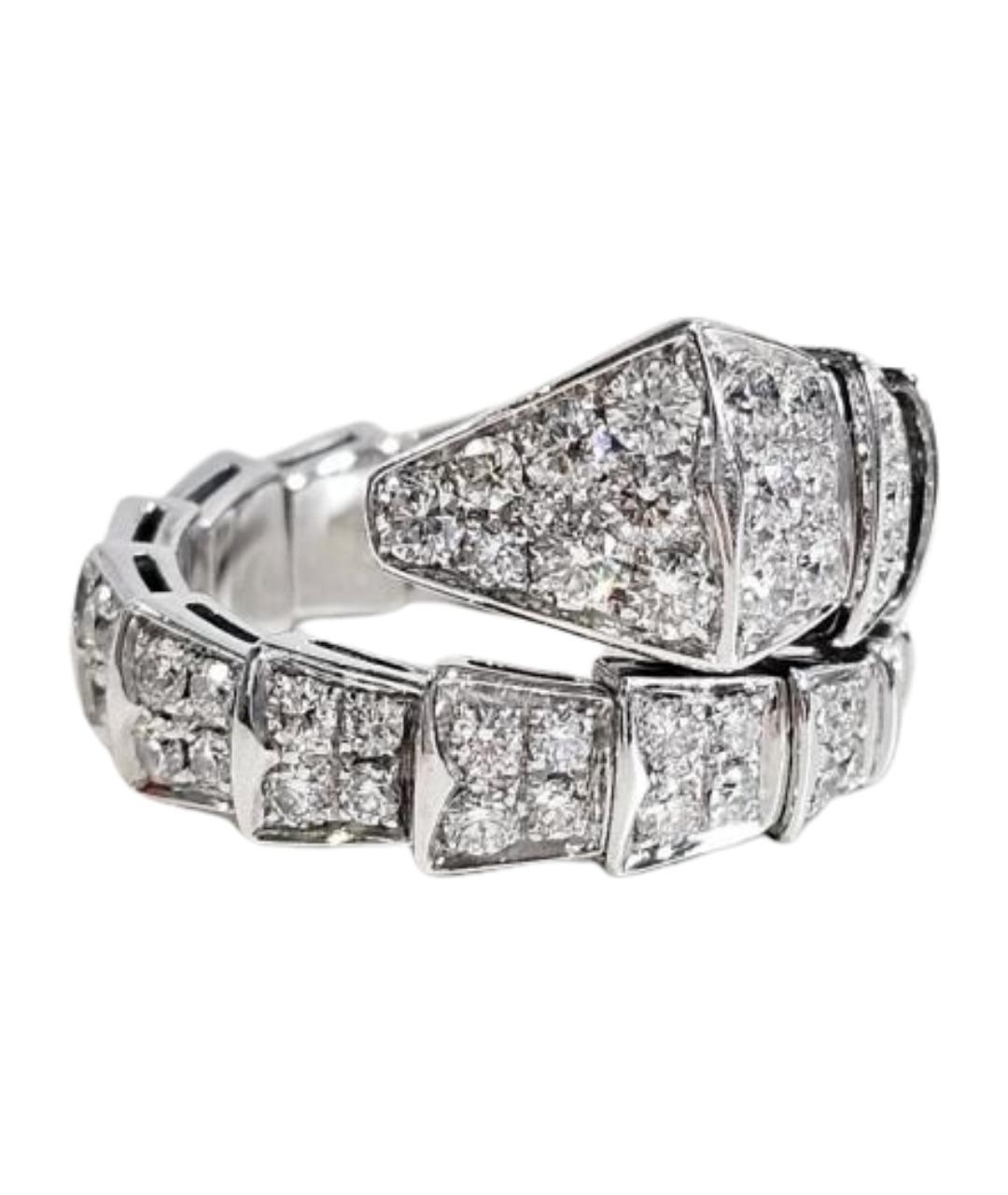 BVLGARI Серебряное кольцо из белого золота, фото 1