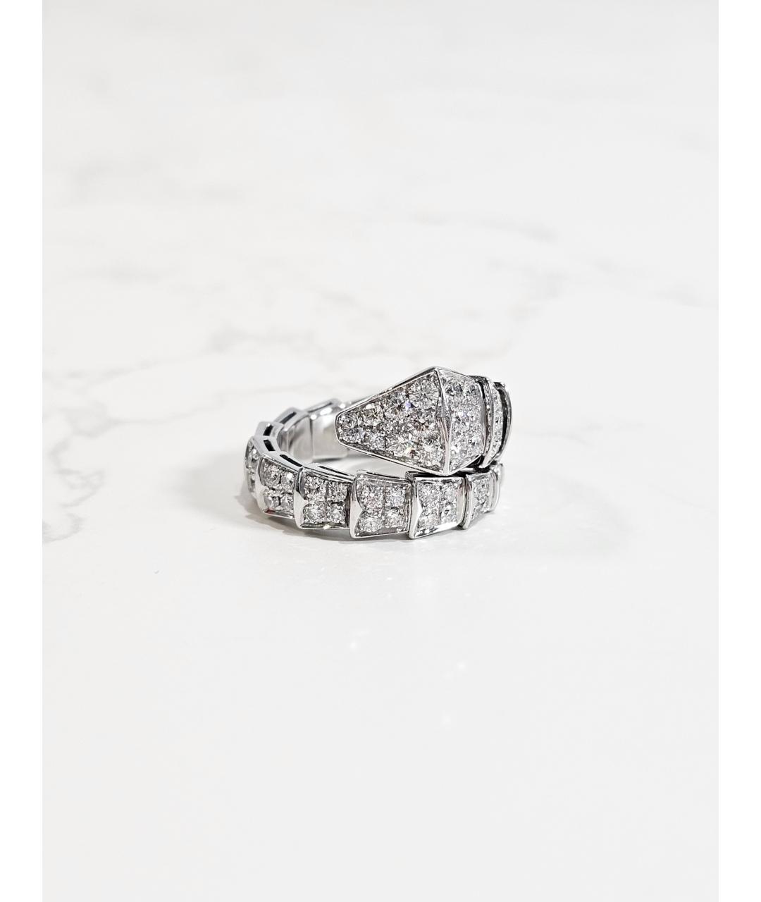 BVLGARI Серебряное кольцо из белого золота, фото 3