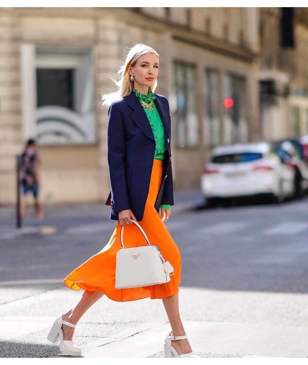 PRADA Белая кожаная сумка тоут, фото 6