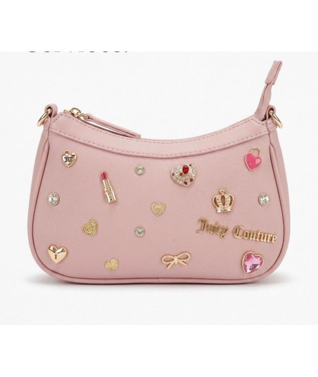 JUICY COUTURE Розовая сумка с короткими ручками, фото 2