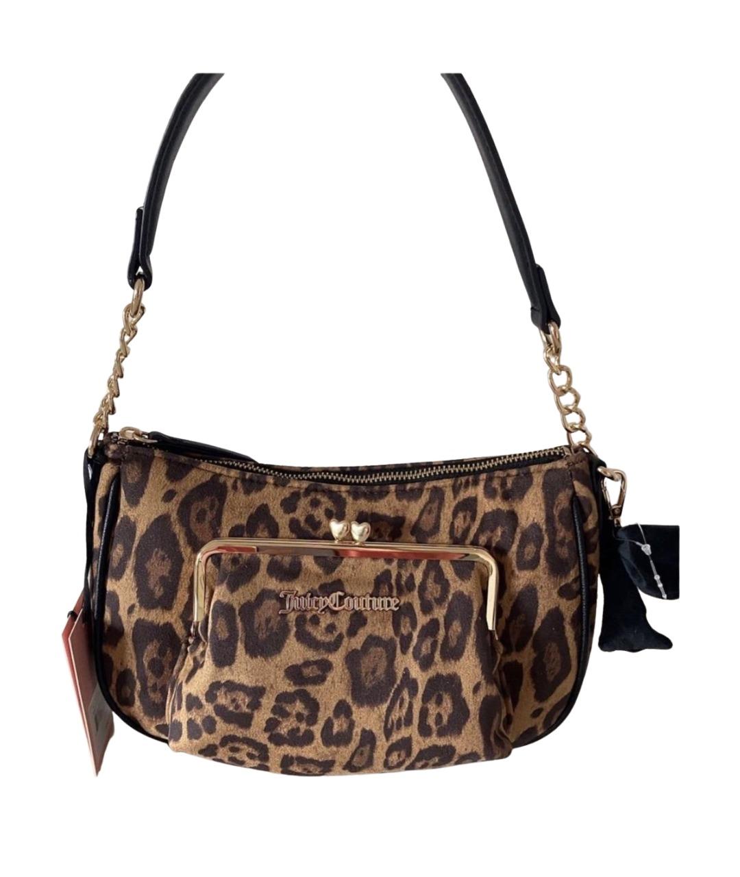 JUICY COUTURE Коричневая сумка тоут, фото 1