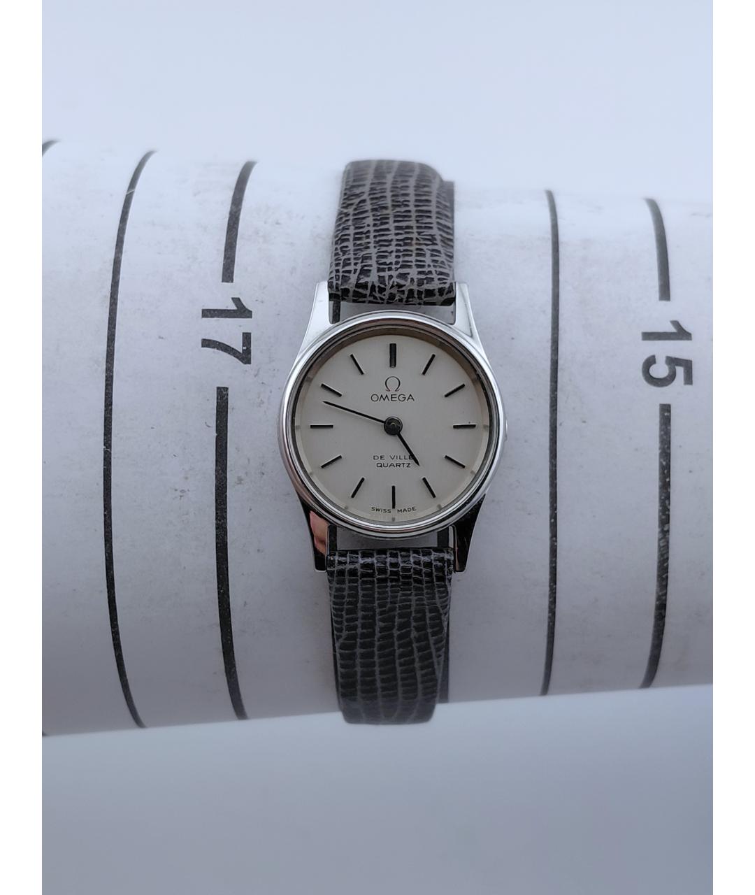 OMEGA Серебряные стальные часы, фото 7