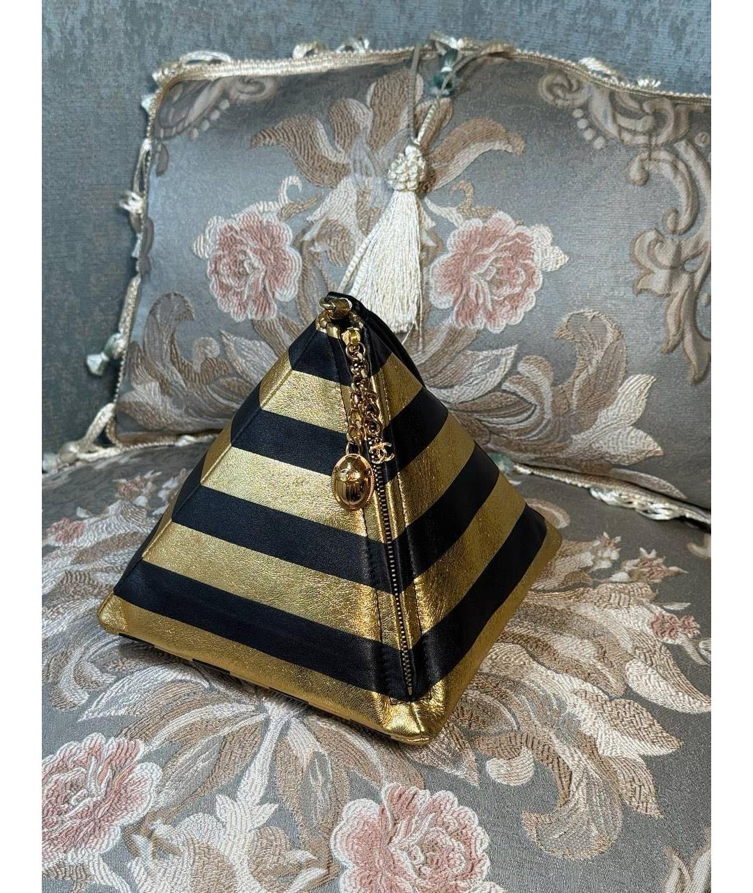 CHANEL Черная кожаная сумка с короткими ручками, фото 5