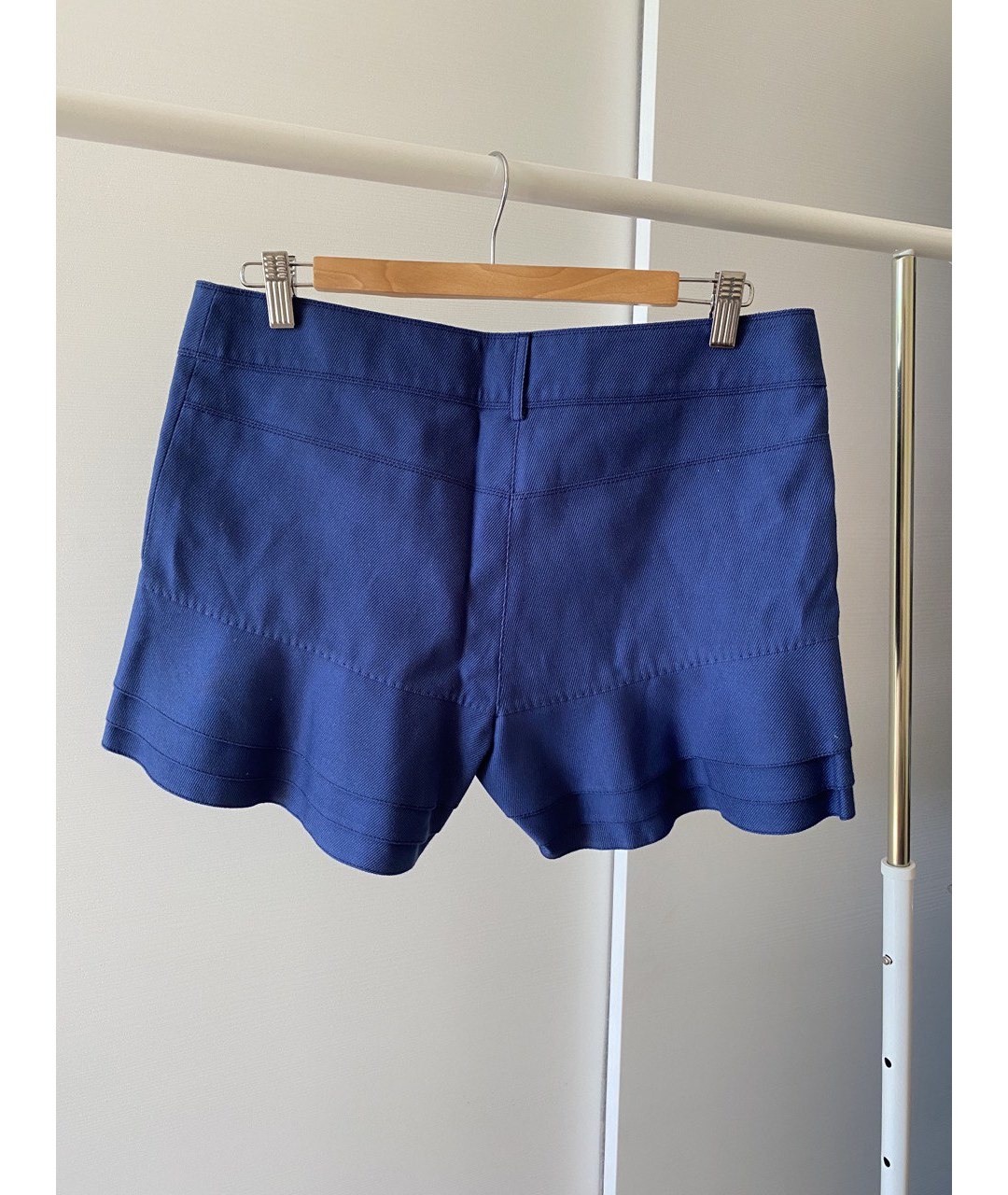 CHANEL PRE-OWNED Синяя хлопковая юбка-шорты, фото 2