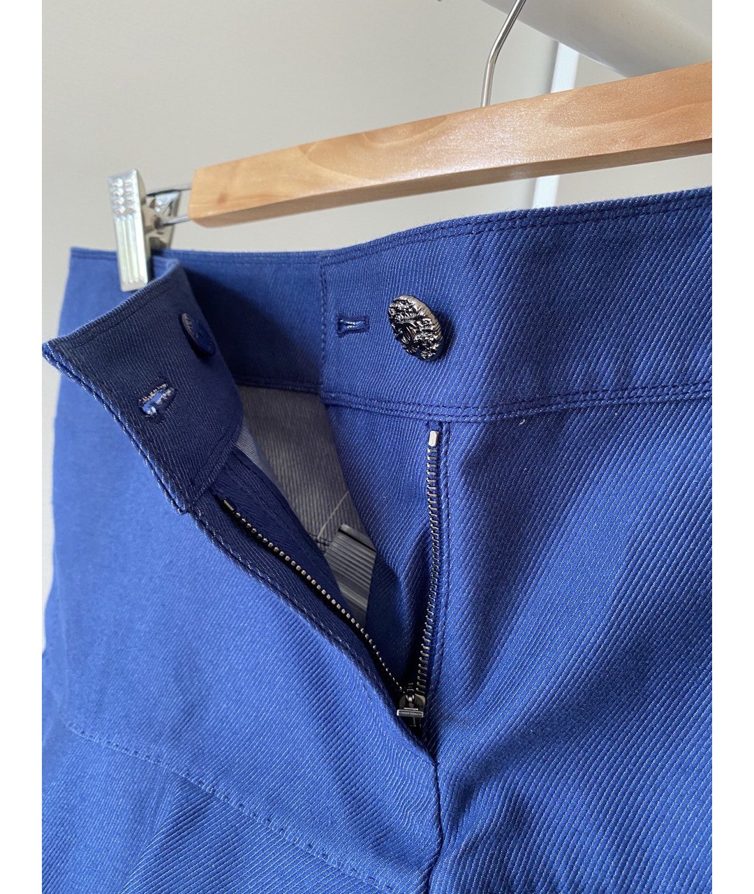 CHANEL PRE-OWNED Синяя хлопковая юбка-шорты, фото 3