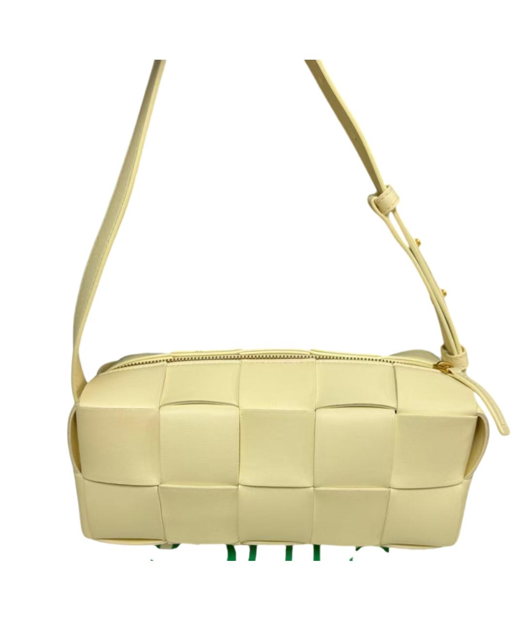 BOTTEGA VENETA Желтая сумка через плечо, фото 6